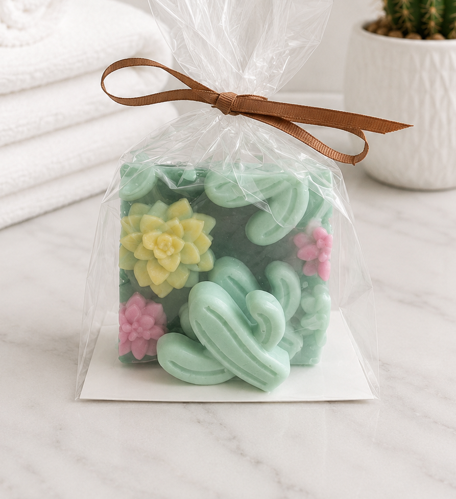 Crazy Cactus and Succulents Soap