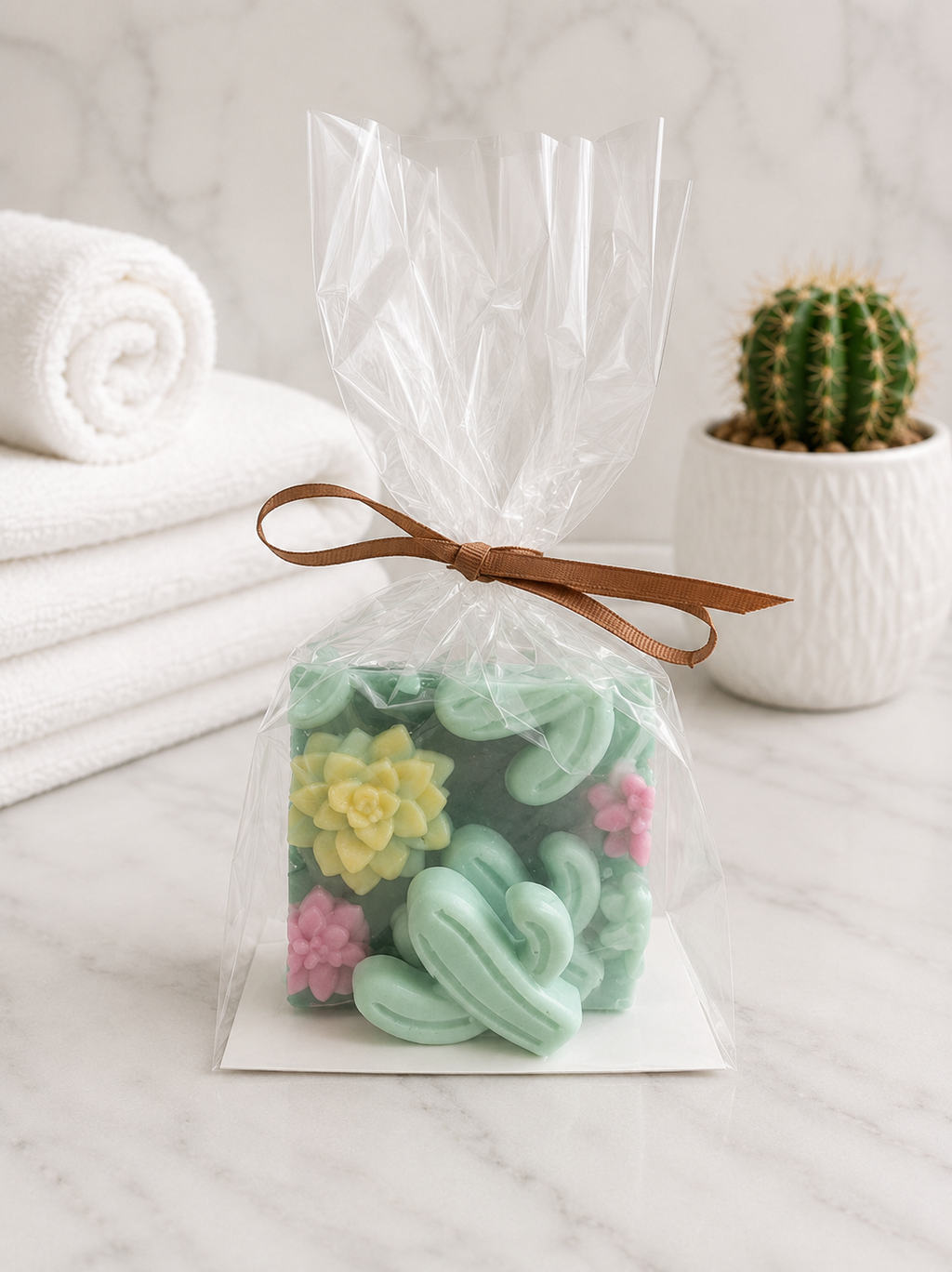 Crazy Cactus and Succulents Soap